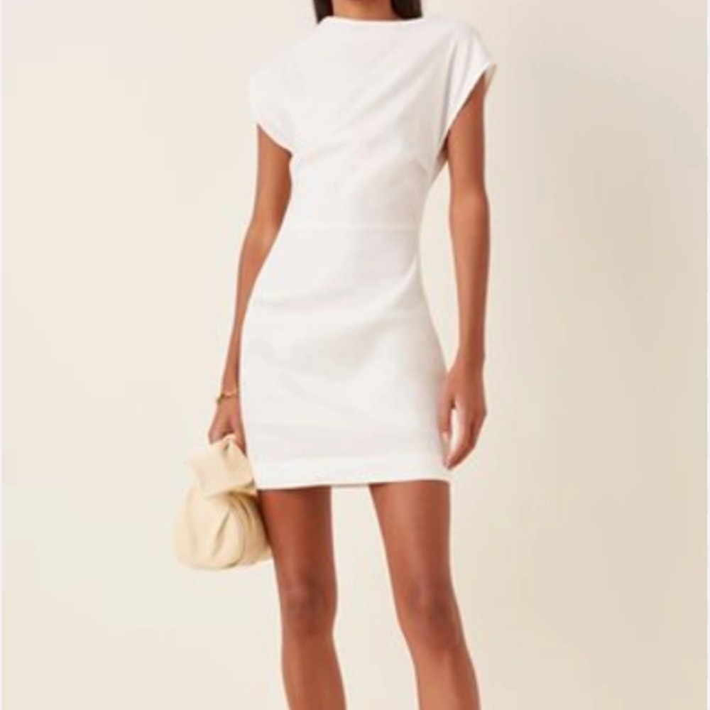 GEORGIA ALICE Lily Linen-blend Mini Dress